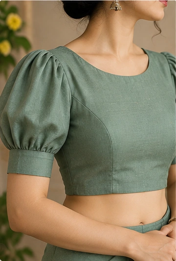 Puff Sleeve Blouse Design