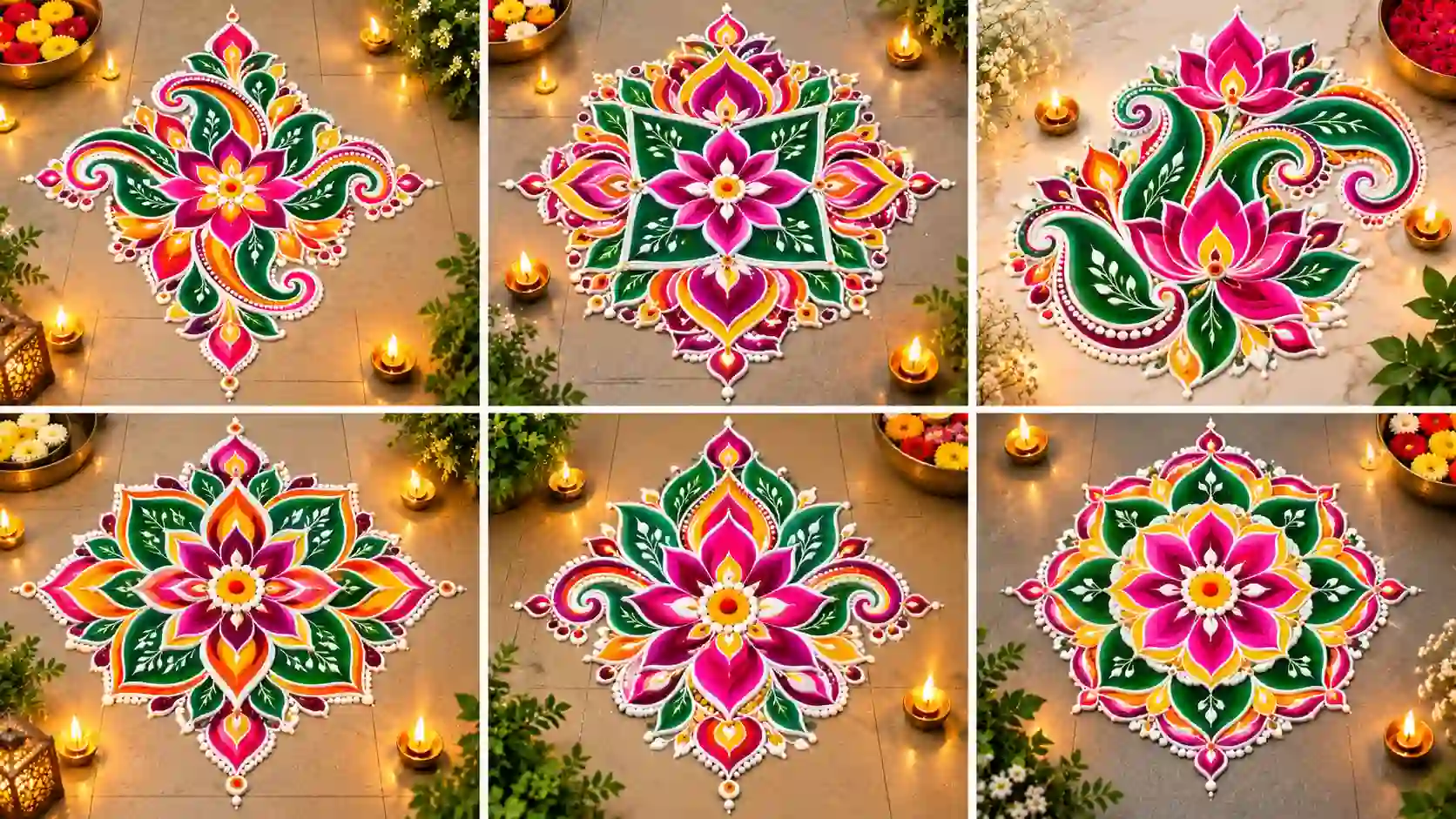 Rangoli Designs For Navratri 2026