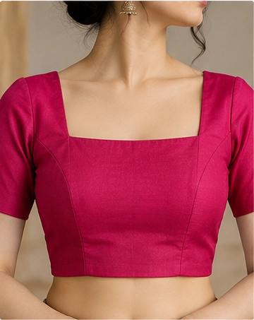 Square Neck Blouse Design