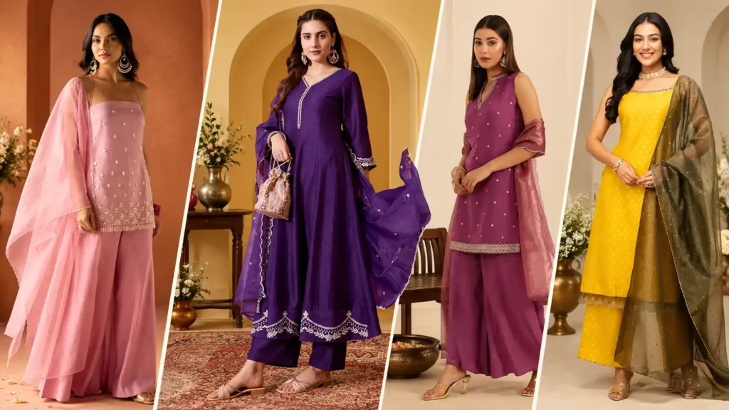 Festive Kurta Sets 2026: इन खूबसूरत Ethnic Designs से त्योहारों में मिलेगा Elegant Look 2 women kurta set For Festive Season
