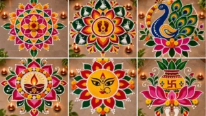 Navratri Rangoli Designs 2026